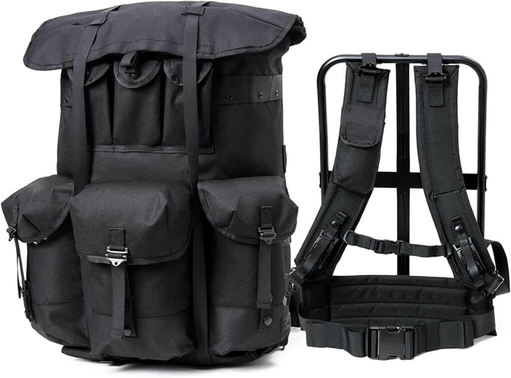 Black ALICE Rucksack Backpack